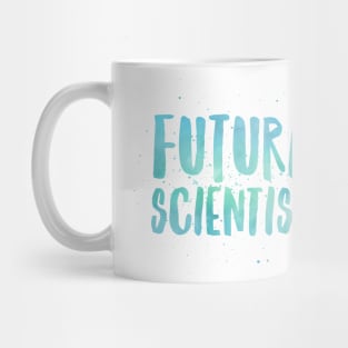 Future Scientist Blue Text Print Boys Mug